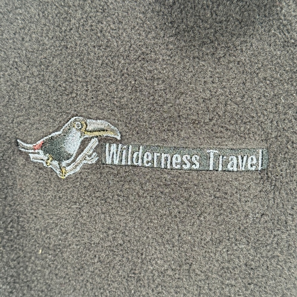 Patagonia Classic Synchilla Fleece Vest Women Small Black Wilderness Logo - Picture 4 of 10